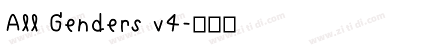 All Genders v4字体转换